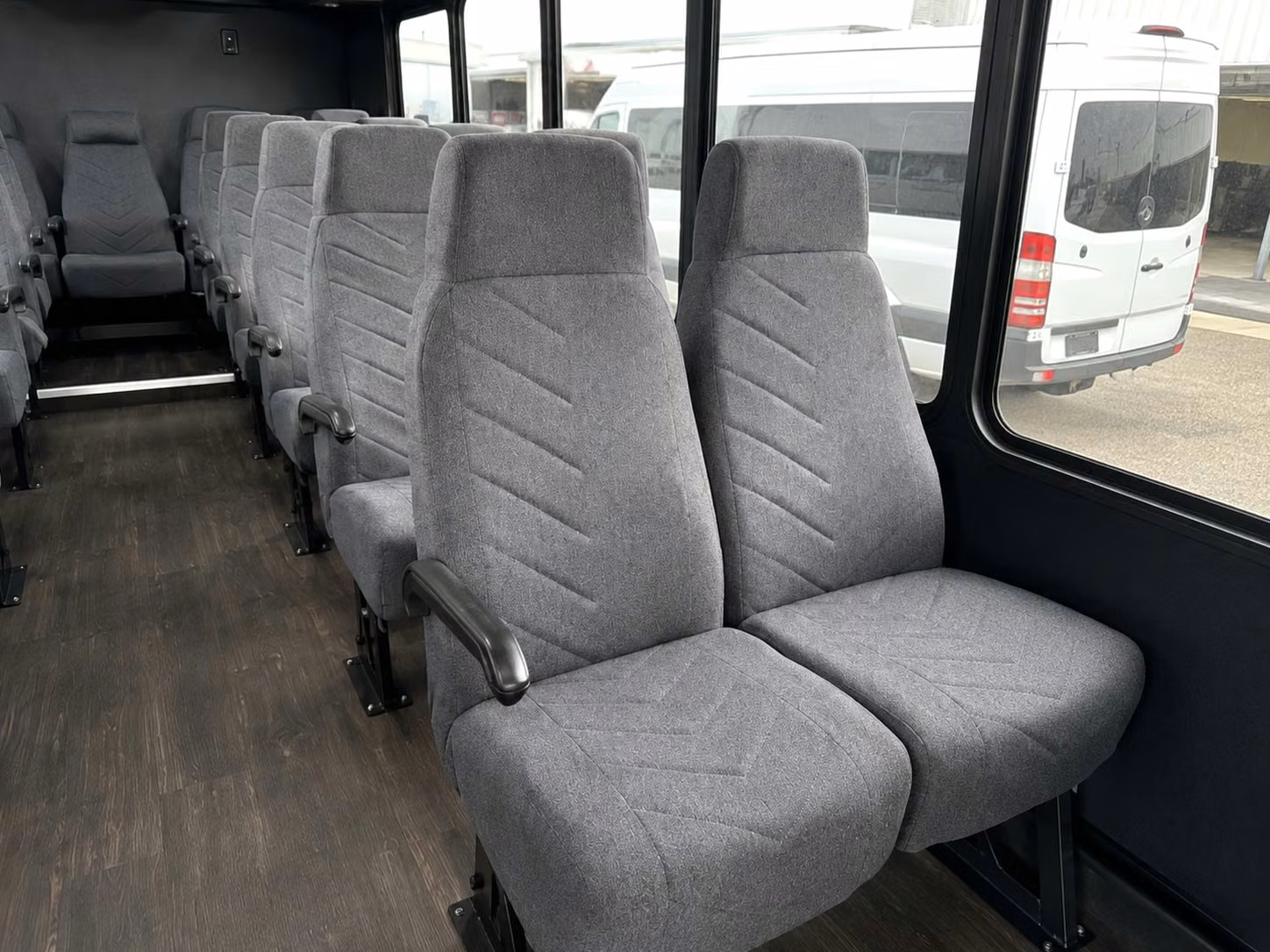 15 passenger minibus interior