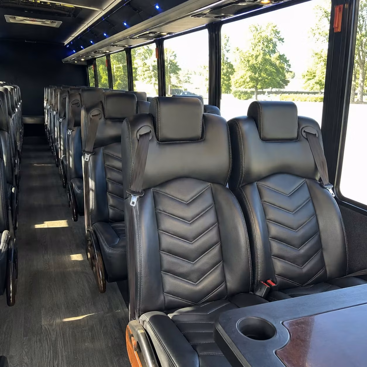 28 passenger minibus inside