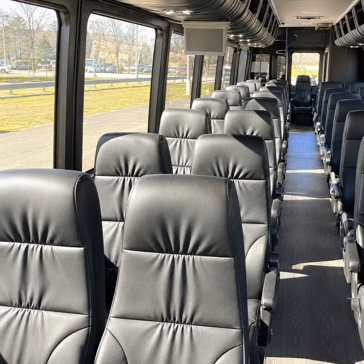 28 passenger minibus interior
