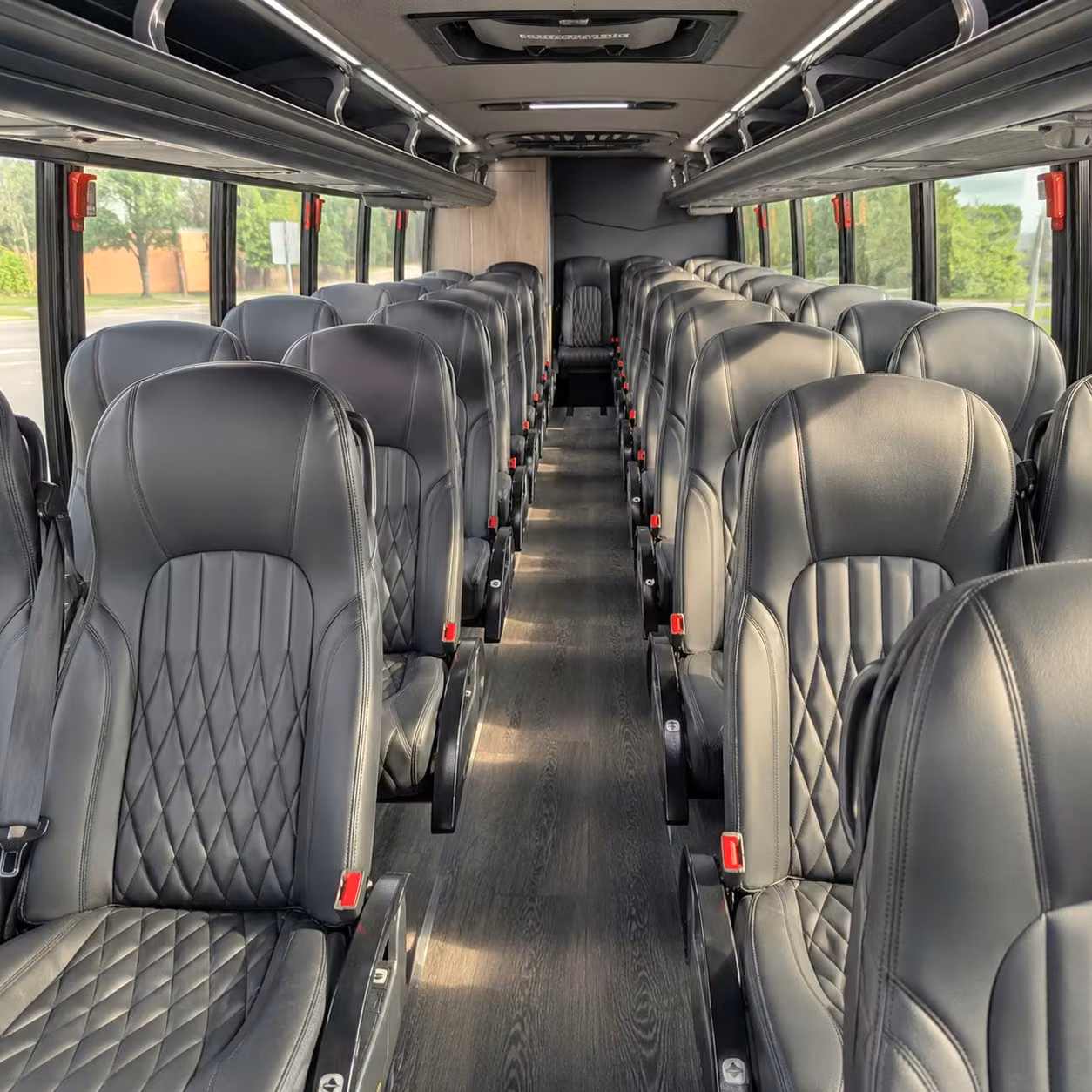 35 passenger minibus inside