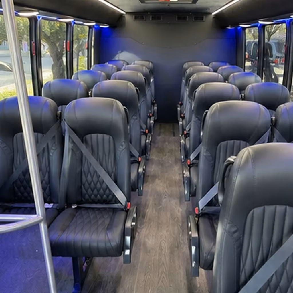 35 passenger minibus interior