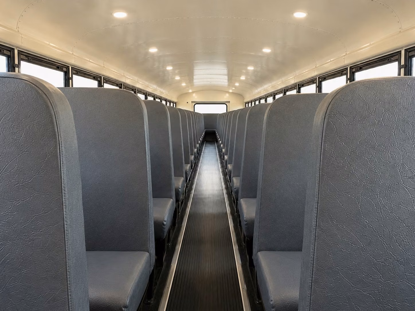 school bus interior
