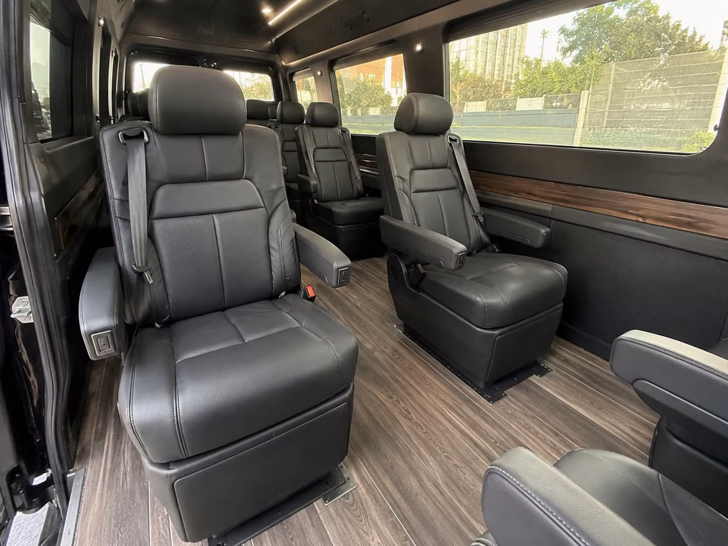 sprinter van with driver interior